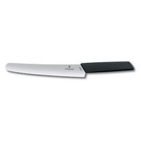 modern peilis - Victorinox Swiss Modern duonos peilis, 22 cm, juodas (Black) - 2 nuotrauka