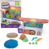 kinetinis smelis - Kinetinis smėlis Spin Master Kinetic Sand Project Planet - Vėžlių paplūdimio rinkinys (6069781) - 5 nuotrauka