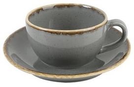 Porland Seasons Cup With Saucer 20.7cl Dark Grey