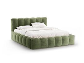 miegamojo lova su ciuziniu - Micadoni Lova Lupine Chenille, 200x220 cm, šviesiai žalia (Light Green), su grotelėmis - 4 nuotrauka