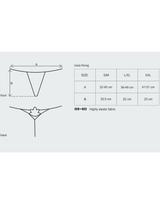 stringai moterims - Obsessive OBS stringai L/XL - 5 nuotrauka