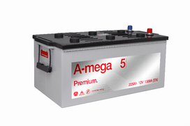 akumuliatorius 12v 300a - A-MEGA Premium 225Ah 1300A 12V - 3 nuotrauka