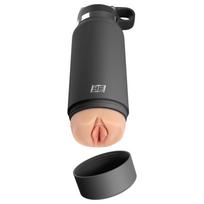 pdx plus - Masturbatorius Pipedream PDX Plus Fuck Flask Secret Delight Juodas (Black) - 4 nuotrauka