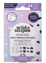 pleistrai spuogams - Wild Stripes Hidrokoloidiniai pleistrai nuo spuogų su salicilo rūgštimi Holo Clear (Anti-Pimple Patches) 24 vnt. - 2 nuotrauka