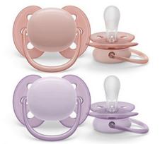 avent ultra soft - Philips Avent Ultra Soft, SCF091/31, 0-6 mėn., Rožinė/Violetinė, 2 vnt. - 4 nuotrauka