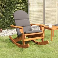 supamas lauko fotelis - vidaXL Supama adirondack kėdė, ruda (Brown) - 1 nuotrauka