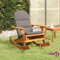supamas lauko fotelis - vidaXL Supama adirondack kėdė, ruda (Brown) - 2 nuotrauka
