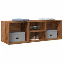 batu suoliukas pigu lt - vidaXL Spintelė batams-suoliukas, medienos, 105 cm x 35 cm x 35 cm - 2 nuotrauka
