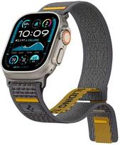 apple watch 10 apyranke - Spigen Athlex Air dirželis Apple Watch 6/7/8/9/10/SE/Ultra 1/2 (44/45/46/49 mm) Pilkas (Gray) - 1 nuotrauka
