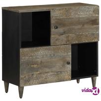 komoda indauja - vidaXL Indauja 80x33x75 cm, Masyvo medžio mango (Mango Wood) - 3 nuotrauka