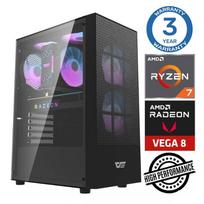 nvme 500 gb - INTOP Ryzen 7 5700G ,  16GB DDR4 ,  500GB SSD M.2 NVMe ,  2TB Radeon RX Vega 8 ,  Juodas (Black) - 2 nuotrauka