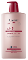 eucerin duso aliejus - EUCERIN pH5 dušo gelis ir aliejus, 1000 ml - 3 nuotrauka
