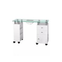 manikiurui - Activeshop Manikiūro stalas su dulkių surinkėju 013B, baltas (White) - 4 nuotrauka
