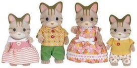 Epoch Sylvanian Families Striped Cat Family 5180
