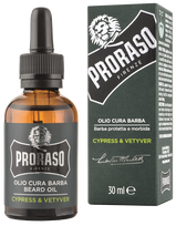 barzdos aliejus - Proraso Barzdos aliejus Cypress & Vetyver, 30 ml - 2 nuotrauka