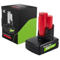 Green Cell M12 B6, 12V, 6.0Ah, Li-ion, skirtas Milwaukee