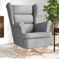 Fotelis vidaXL Supama, Šviesiai pilka (Light Grey) 74x90x102 cm