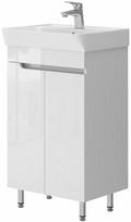 Vonios spintelė su praustuvu OZON OZ-50, balta (White)