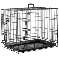 voljeras sunims - Flamingo Ebo Metalinis šuns narvas, XS 47x31x38 cm - 2 nuotrauka