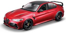 alfa romeo modelis - Jokomisiada Alfa Romeo Giulia GTAm Quadrifoglio licencijuotas raudonas (Red) 1:18 ZA5991 - 1 nuotrauka