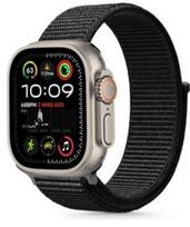 apple watch 10 apyranke - Tech-Protect watch strap Nylon Apple Watch 44/45/46/49mm, juodas (Black) - 1 nuotrauka