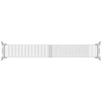 galaxy - Samsung Fabric Band Galaxy Watch8 / Watch8 Classic (S/M) Balta (White) - 1 nuotrauka