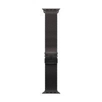 Apple Watch 49mm Black Titanium Milanese Loop - Medium