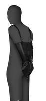 Ouch! Zip-up Full Sleeve Arm Restraint Juoda (Black)