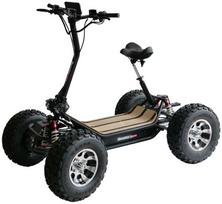 keturratis w - Beaster Scooter Elektrinis keturratis BS6000, juodas (Black) - 1 nuotrauka