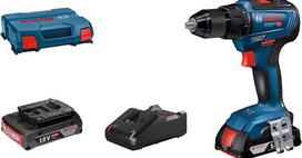 18v akumuliatorius 2 ah - Bosch GSR 18V-55 Professional, 18 V - 2 nuotrauka