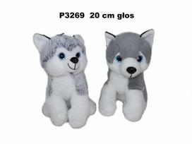 Sun Day pliušinis žaislas - 3269 - HUSKY DOG su GARSU - dydis 20 cm