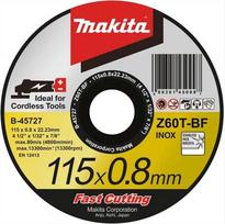 geležtė metalui / nerūdijančiam plienui pjauti INOX, 115/22.23/0.8mm Makita [E-10861]