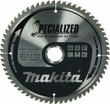 pjovimo diskas - Makita B-33299 T.C.T. pjūklas 216X2.2X30mm -5° T64 SPECIALIZED aliuminio pjovimui - 1 nuotrauka