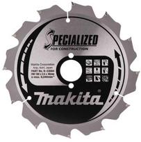 Makita B-33554 T.C.T. pjūklas 190X2.6X30mm 20° T12 SPECIALIZED statyboms