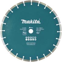 betonas - Makita E-23226 Deimantinis diskas betono pjovimui (šlapiam/sausam pjovimui) 355mm - 1 nuotrauka