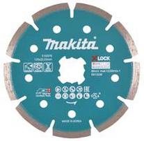 Segmentinis diskas sausam ir šlapiam pjovimui Makita X-Lock; 125 mm