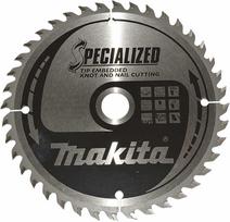 MAKITA diskinis pjūklas 165x20x40z SPECIALIZUOTA MEDIENA (SU VINIAIS IR MAZGAIS)