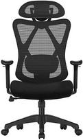 kede - Songmics Ergonomiška biuro kėdė OBN063B01, juoda (Black) - 1 nuotrauka