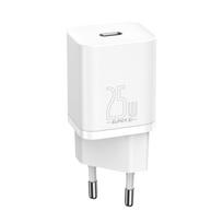 usb c pakrovejas - Baseus Super Si Quick Charger 1C 25W Baltas (White) - 1 nuotrauka