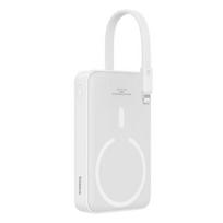 magnetic baseus 10000 - Baseus Magnetic Mini 10000mAh 20W MagSafe (Balta) - 2 nuotrauka