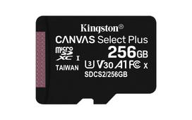 microtas - Atminties kortelė Kingston Canvas Select Plus 256GB microSDXC UHS-I Class 10 - 1 nuotrauka