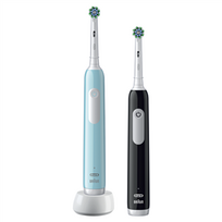 braun series 3 - Braun Oral-B Pro Series 1 Duo Pack (Juodas/šviesiai mėlynas) - 4 nuotrauka
