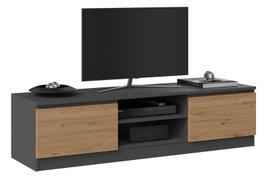TV staliukas Topeshop RTV 140 - Antracitas/Artisan (Anthracite/Artisan)