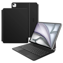 ipad klaviatura - Tech-Protect "Smartcase Magnetic with Keyboard" iPad Pro 12.9” 2020 / 2021 / 2022 / iPad Air 13” 2024 / 2025 Juodas (Black) - 1 nuotrauka
