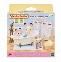 leliu namas - SYLVANIAN FAMILIES Rinkinys „Vonia ir dušas“ 5739 - 1 nuotrauka
