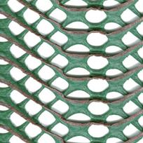 Vejos korys GP FLEX 1400, 1000 x 100 cm, žalia (Green)