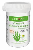 zuvys - NORSAN OMEGA-3 VEGAN, 80 kapsulių - 1 nuotrauka