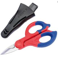 kabeliu zirkles - KNIPEX Elektrotechniko žirklės 9505155SB 155mm - 1 nuotrauka