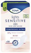 TENA LIGHTS SENSITIVE, įprasti įklotai, MINI, 20 vnt.