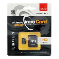 micro sd adapter - Imro 2GB microSDHC Class 4 + SD Adapter - 1 nuotrauka